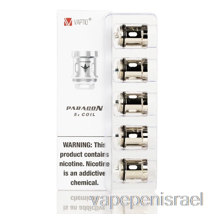 סלילי החלפת רשת Vape Israel Vaptio Paragon חד פעמי 0.15ohm סלילי פס